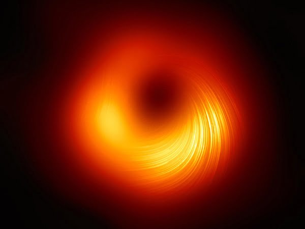 Breathtaking New Image of Black Hole Reveals Ultrapowerful Magnetic Fields