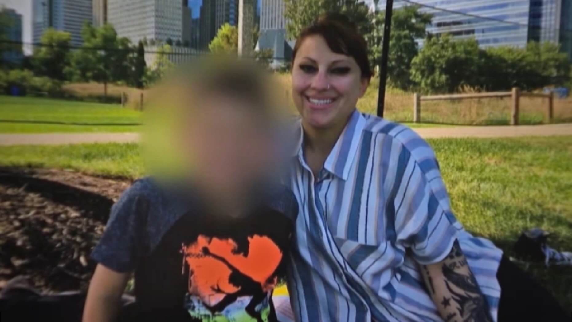 Rebecca Firlit and her son (Credit: FOX 32 Chicago) (FOX 32 Chicago)