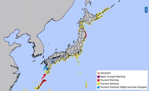 Japan Faces Three Meter High Tsunami Threat After Undersea Volcano Eruption In South Pacific