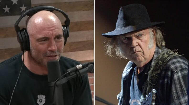 'It's Him Or Me': Neil Young Throws Tantrum Over Joe Rogan, Demands Spotify Remove His Songs