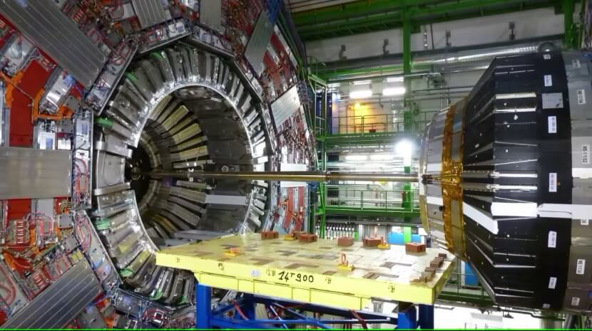 The Hadron Collider helped make headlines in 2012 after the discovery of the Higgs boson particle.