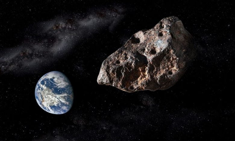 Giant Asteroid and Planet Earth
