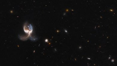 This Terrifying Space Angel Is Actually A Merger of Two Colossal Cosmic Objects
