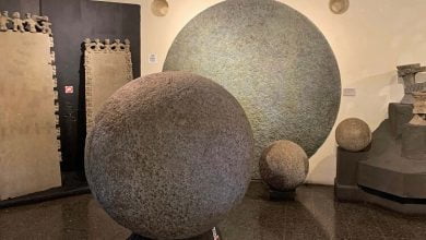 Six Ancient Giant Stone Spheres Recovered From The Diquís Delta, Costa Rica