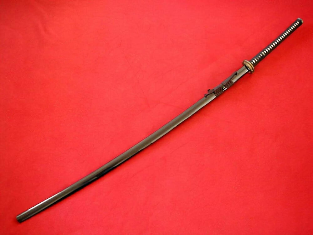 A sheathed Nodachi (aka Odachi). It is a large two-handed traditionally made Japanese sword (nihonto) © Wikimedia Commons