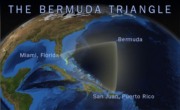 Newly discovered pyramids and advanced technology hidden in the Bermuda Triangle
