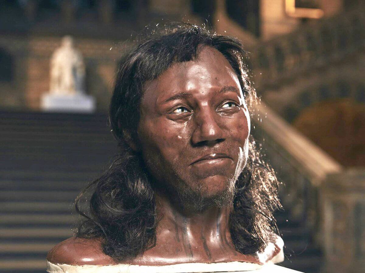 The face of Cheddar Man. ©Image Credit: EPA