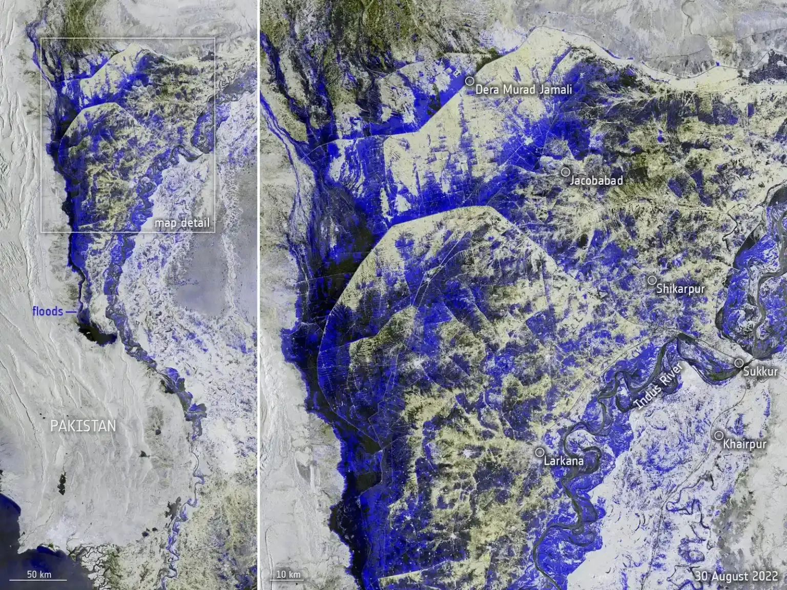 “A Monsoon On Steroids”: Pakistan Flooding Is So Devastating It Can Be Seen From Space, Third of Country Now Underwater