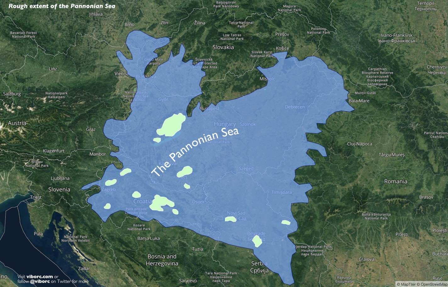 Although the Pannonian Sea disappeared around 600 000 years ago, it was not a short-lived sea. In fact, it lasted for about 10 million years. Although, the sources on this duration differ ― some claiming that the sea lasted for over 30 million years. The Pannonian Sea existed during the Miocene and Pliocene eras. ©viborc