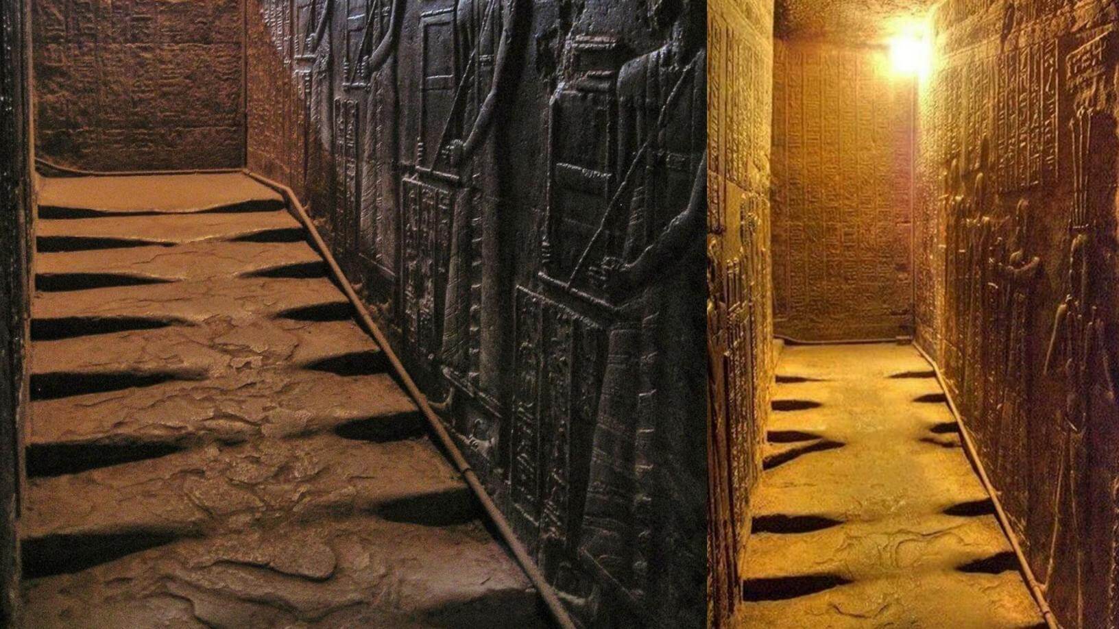 The Melted Staircase of the Temple of Hathor
