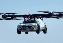 The World's First Fully Electric Vertical Take-Off And Landing Flying Car Is Unveiled In China