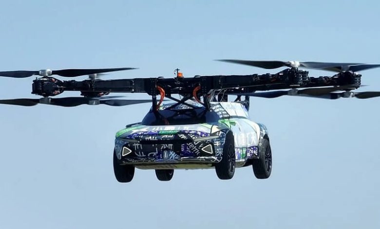 The World's First Fully Electric Vertical Take-Off And Landing Flying Car Is Unveiled In China