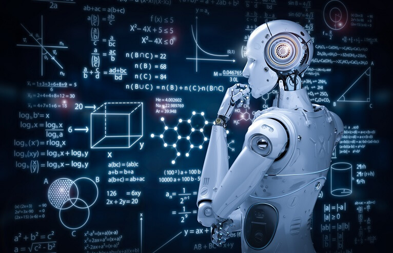 Illustrative image: a robot surveys mathematical calculations (PhonlamaiPhoto via iStock by Getty Images)