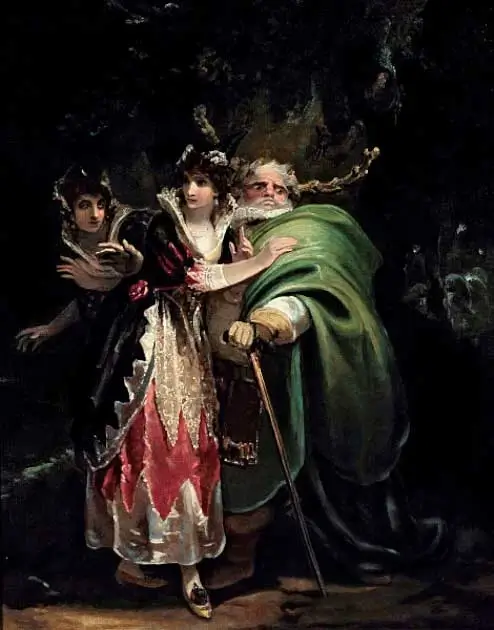 Falstaff as Herne in The Merry wives of Windsor (Johann Heinrich Füssli / Public Domain)