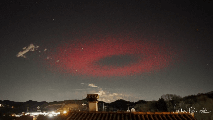HUGE Red & Blue Warp Portals Appeared Over Italy & Hungary, Accompanied By Worldwide Trumpet Sounds (Video)