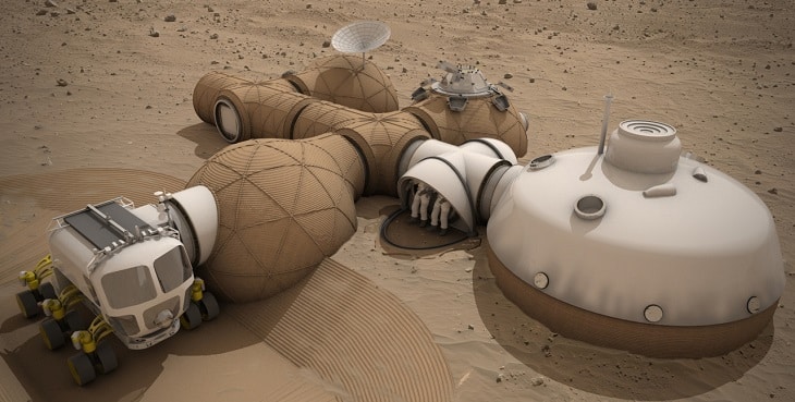 Mars base: Gateway to the Red Planet's mysteries.