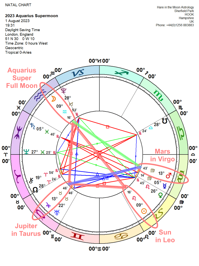 Chandra Symbol Super Moon AQUARIUS 9