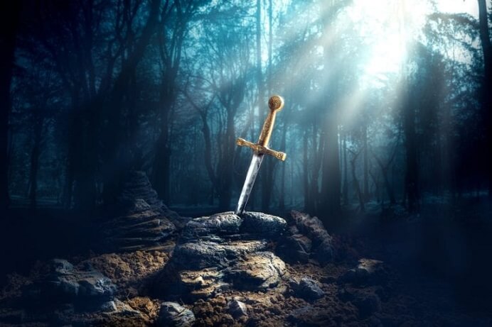 An image of The Legend of The Sword In The Stone.