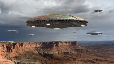 UFO over Area 51 area.