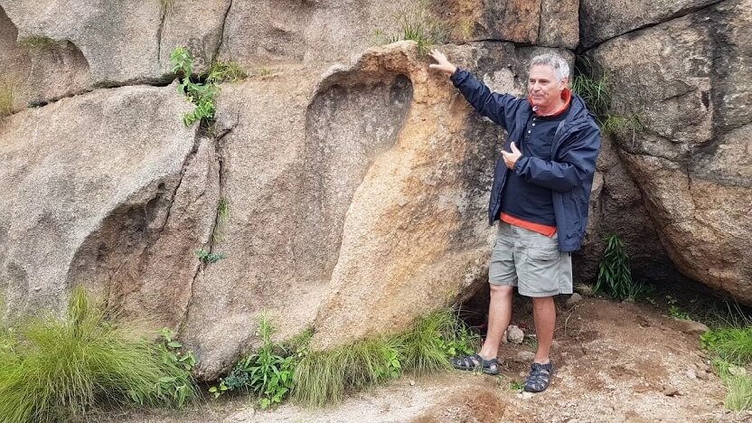 Michael Tellinger shows off what could one of the best pieces of evidence that there were giants on Earth a long, long time ago.