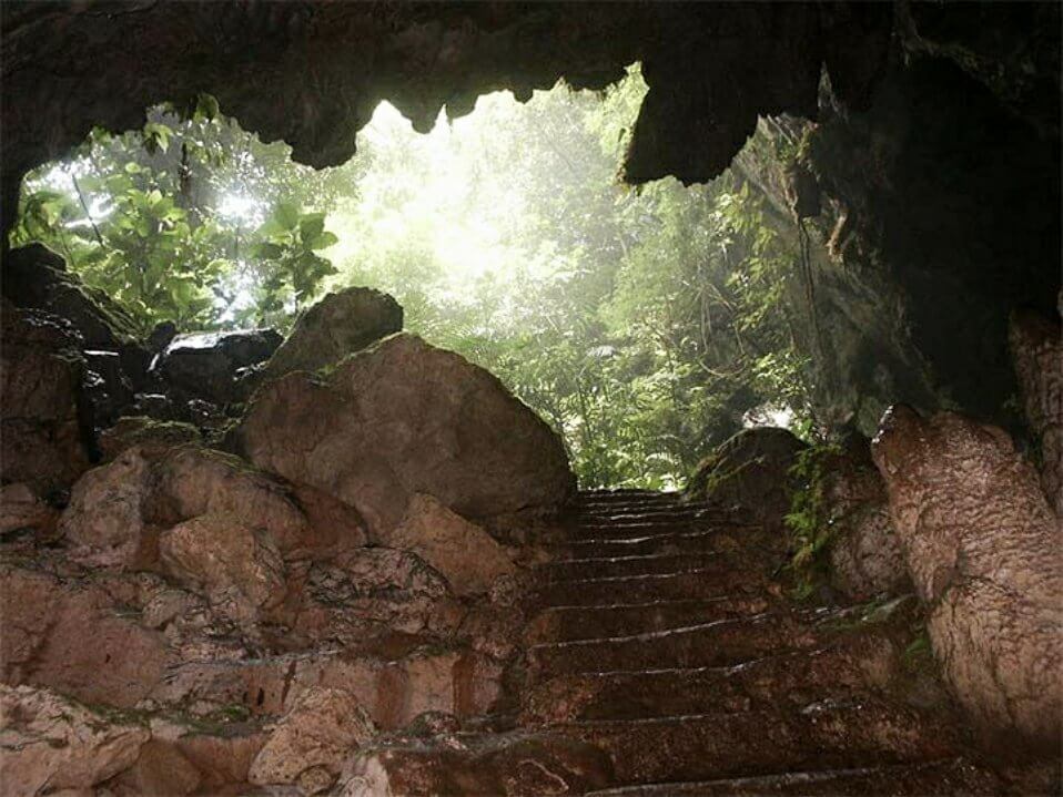 A cave in Belize. 