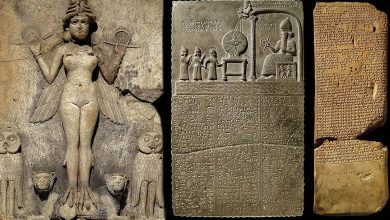 Top Image: The Queen of the Night appears to be a Babylonian goddess, but her true identity, and even from where she came, are unknown.