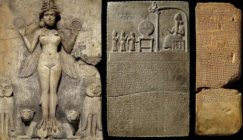 Top Image: The Queen of the Night appears to be a Babylonian goddess, but her true identity, and even from where she came, are unknown.