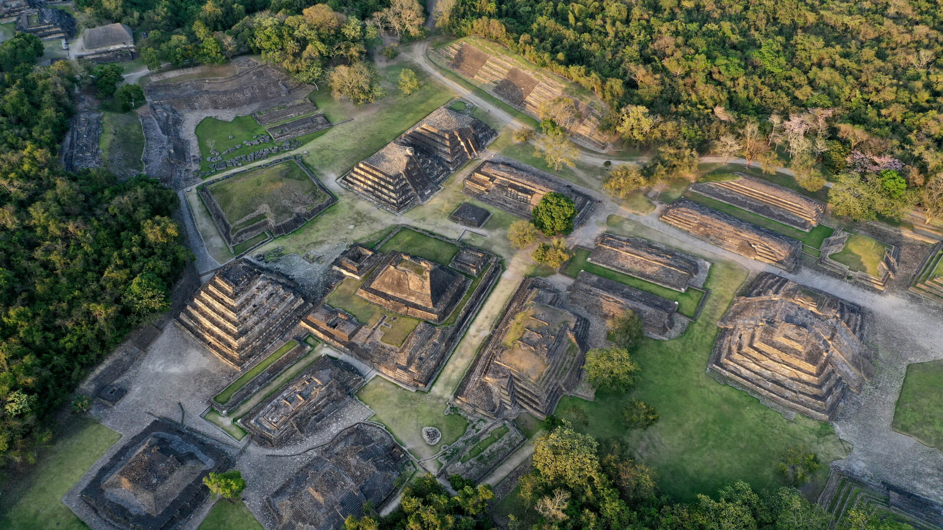 The architecture of El Tajín demonstrates advanced engineering techniques, such as the precise alignment of buildings with astronomical events like solstices and equinoxes. iStock