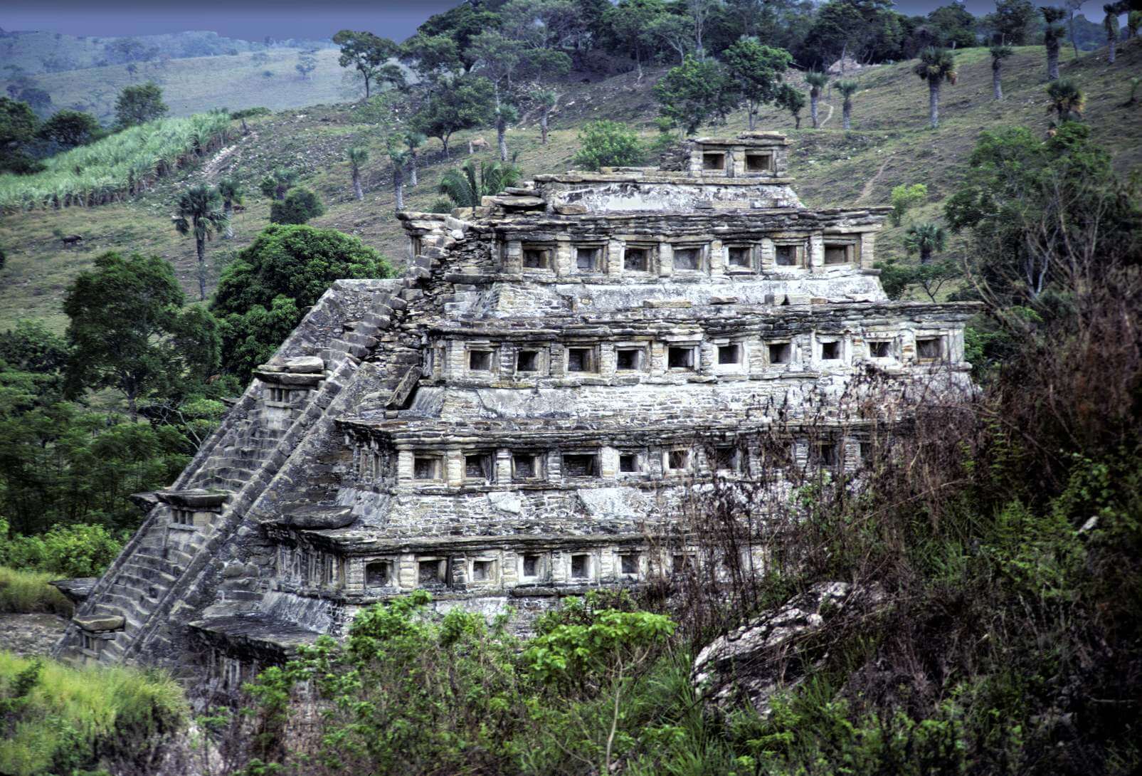 The Pyramid of the Niches at El Tajín, Veracruz, Mexico – 6th century CE.
