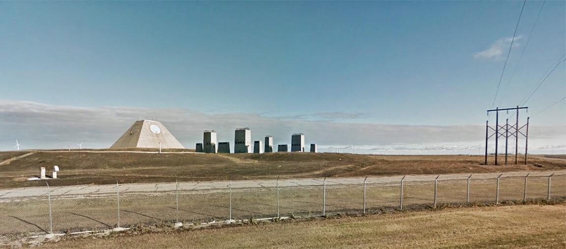 The pyramid, seen somewhat jarringly in full colour, via Google Street View.