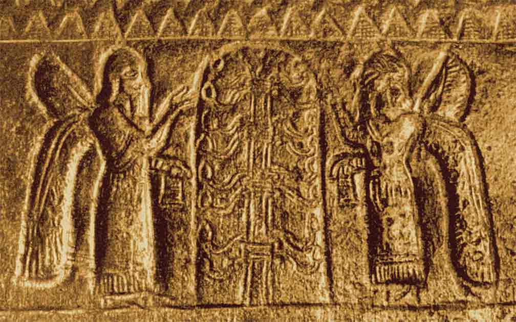 Detail from an Urartu helmet (Unknown Author / Public Domain)