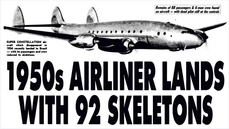 Santiago Flight 513: The Missing Plane That Landed After 35 Years With 92 Skeletons On Board!