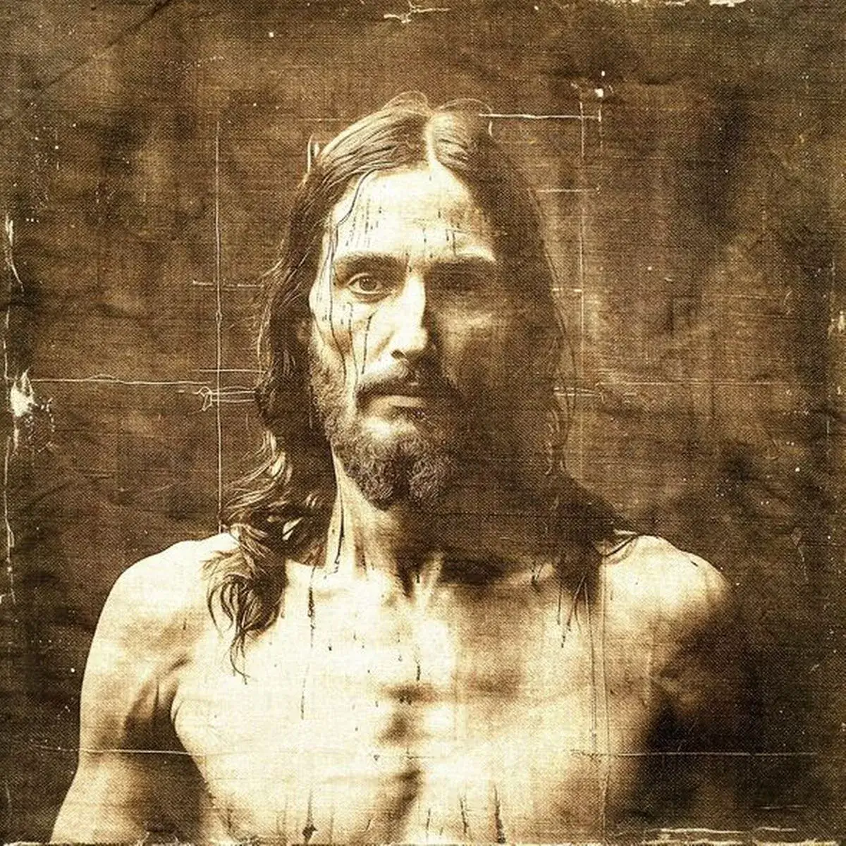 An AI visualisation of what Jesus would look like according to AI.