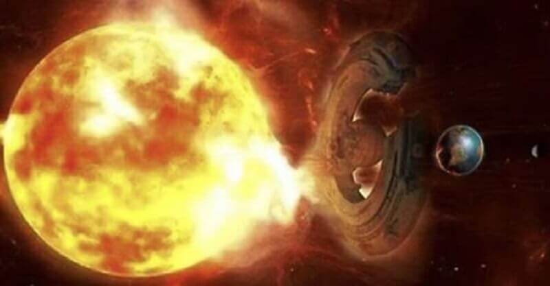 Giant UFO Attempted To Halt A Powerful Solar Storm That Was Headed Towards Earth