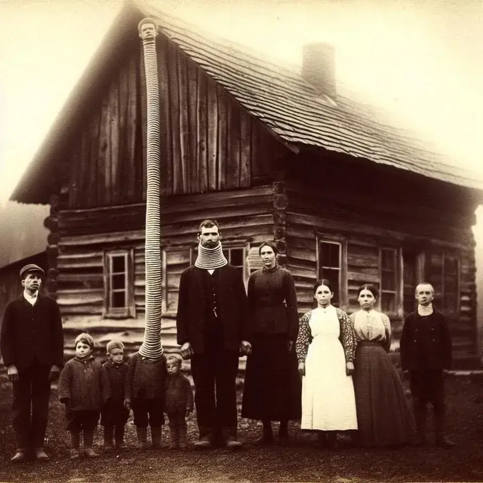 Recently Unearthed Footage From 1860 Reveals The Long-Hidden Secret Behind The World’s Longest Neck Family