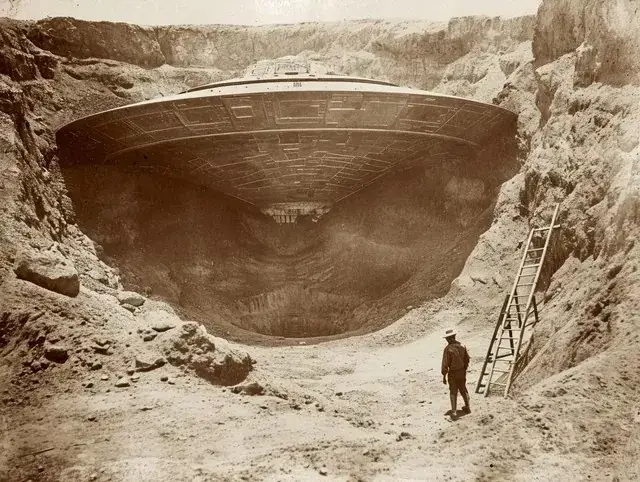 Mystery of Ancient UFO Discovered Deep In Giant Cave