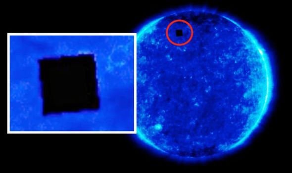 UFO sighting: Scott Waring thinks the supposed UFO is at least 'ten times the size of Earth' (Image: NASA)