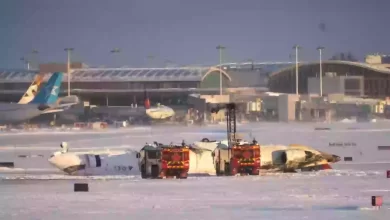 Shocking Footage Shows How Delta Airlines Plane Flipped Upside-Down After Crash Landing In Toronto