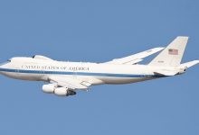 An E-4B in flight