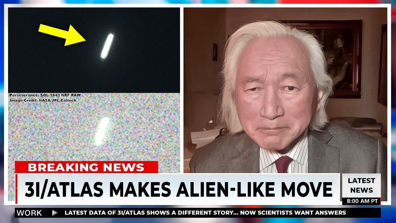 Michio Kaku issues a terrifying warning after 3I/ATLAS shows alien-like movement in space