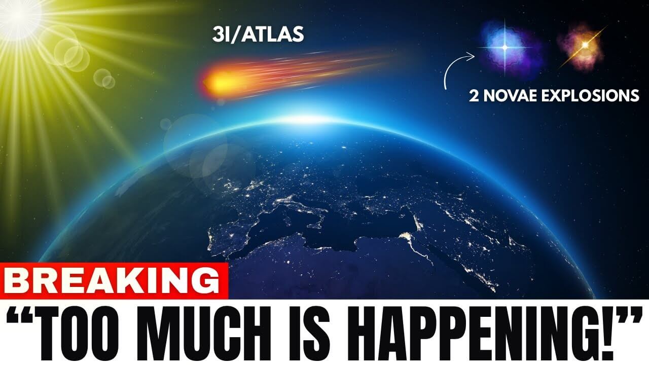 Two stars explode causing mega-quakes on Earth as 3I/ATLAS struck by solar CME