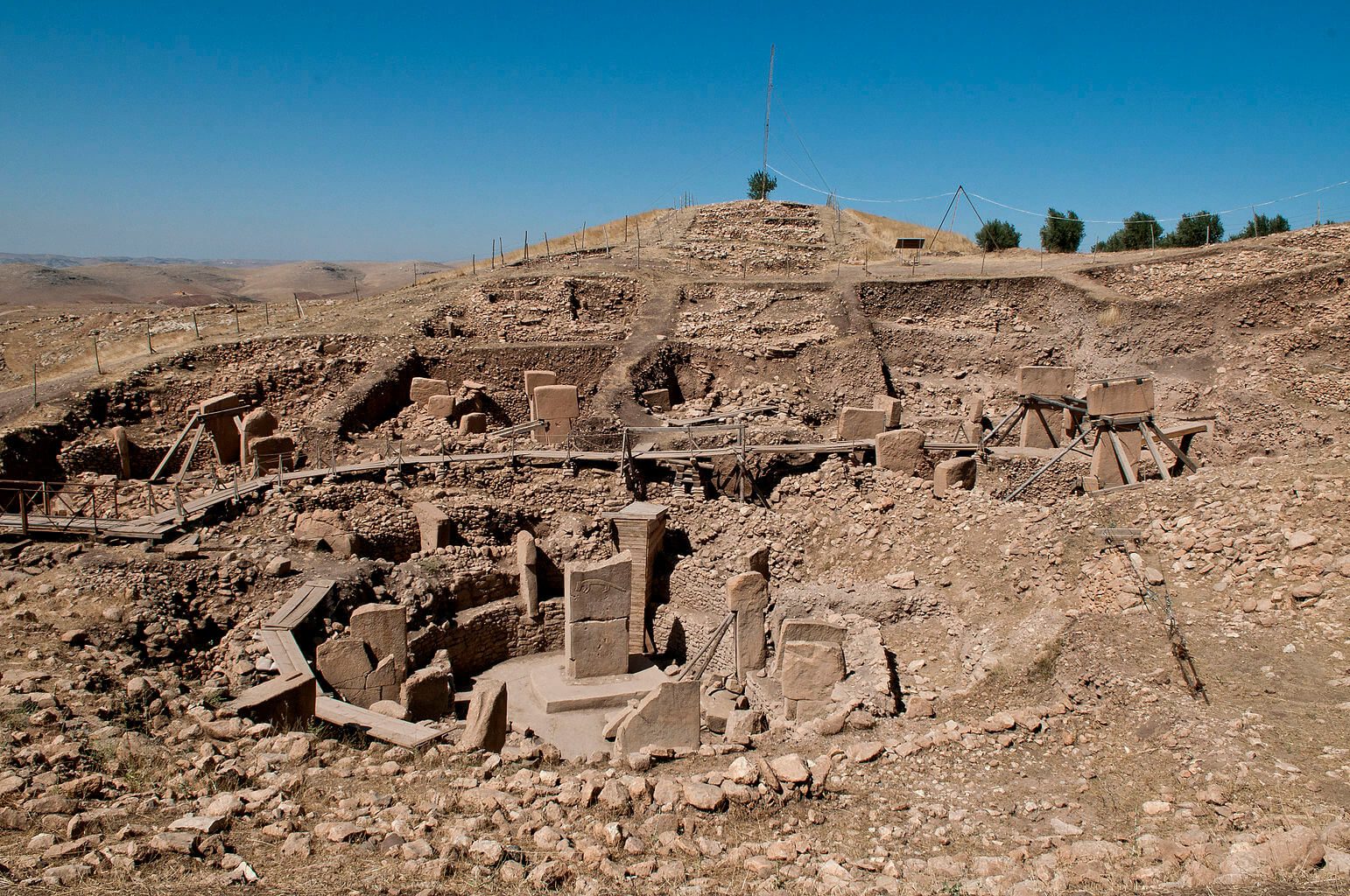 Göbekli Tepe main excavation area
