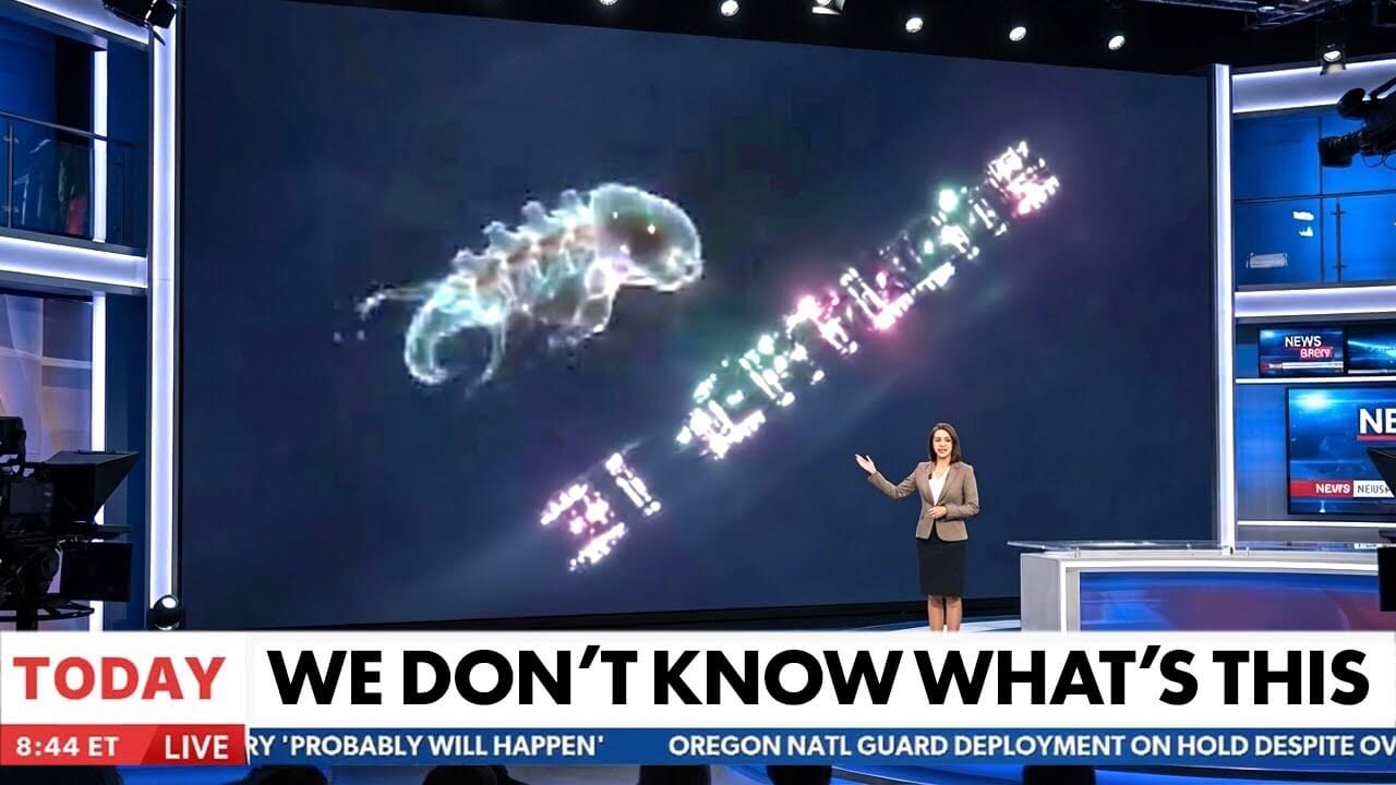 ghost-like object beside comet 3i/atlas