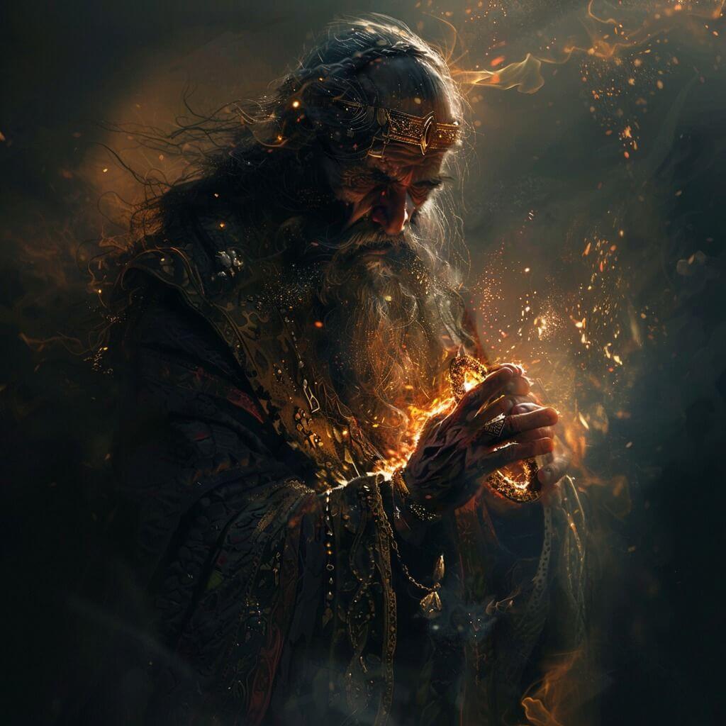 Archaeological depiction of King Solomon’s tomb opened after millennia revealing ancient artifacts and chambers