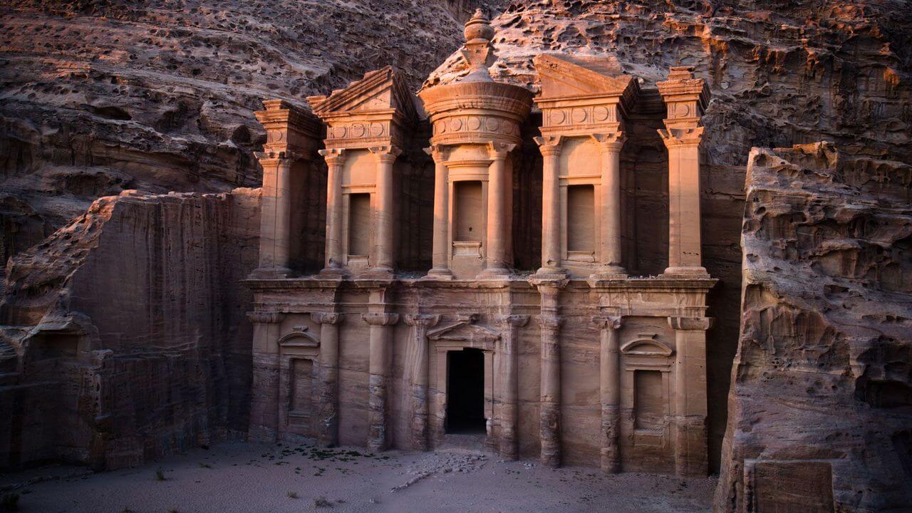 The Monastery in Petra, Jordan.