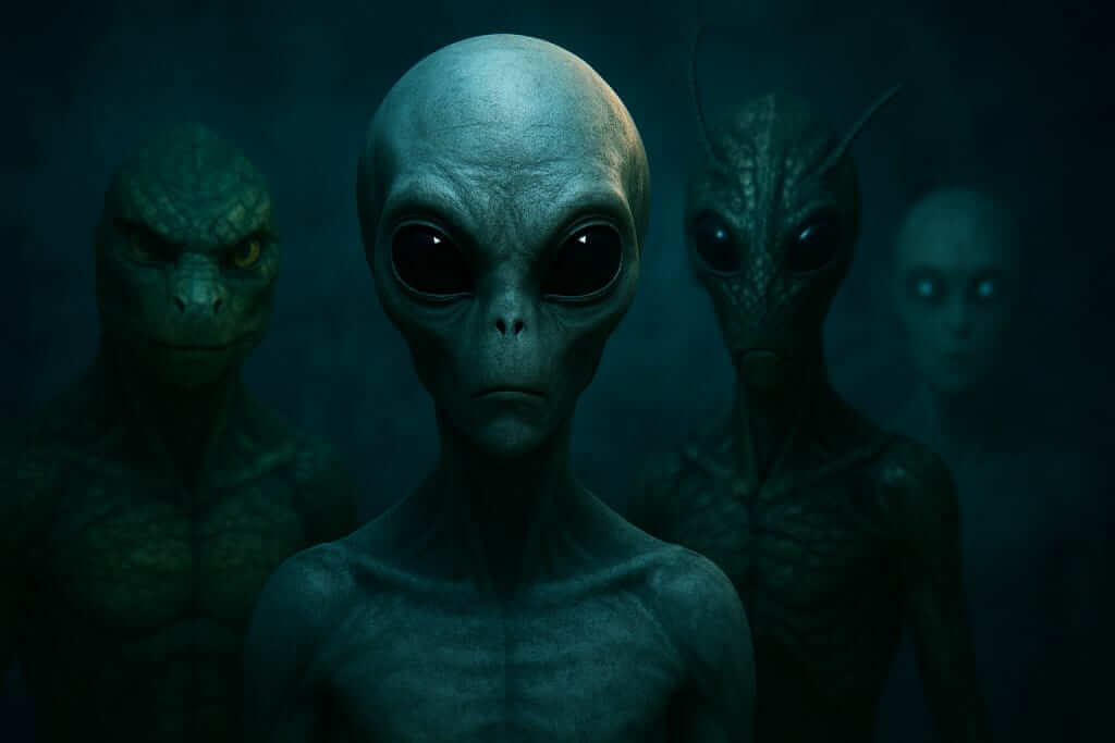 Different types of aliens.
