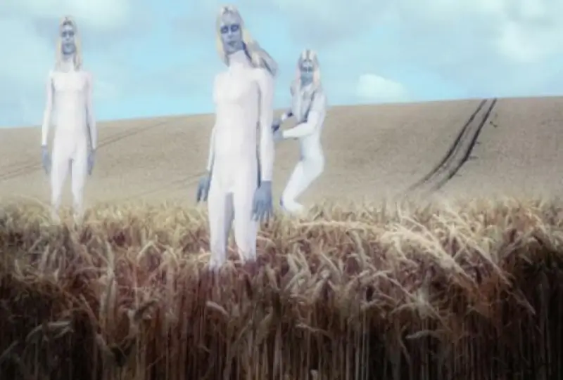 Nordic aliens described in ufology as tall humanoid beings with blond hair, blue eyes, and human-like Scandinavian features
