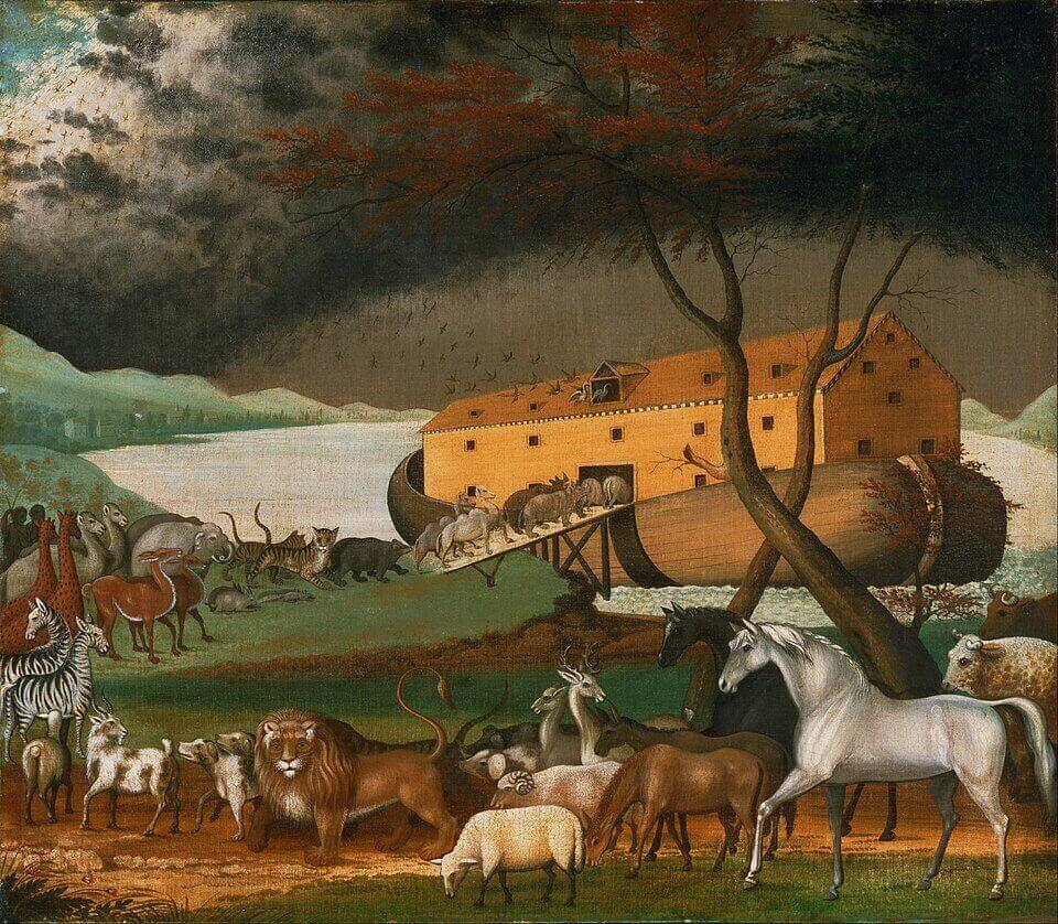 Noah’s Ark painting by Edward Hicks, 1846.