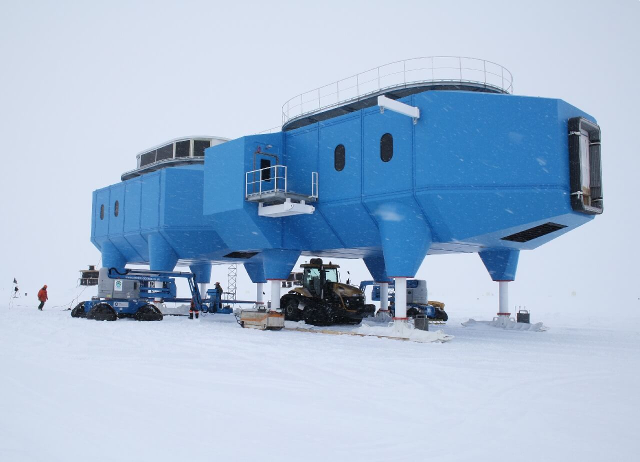 British Antarctic Survey research base in Antarctica