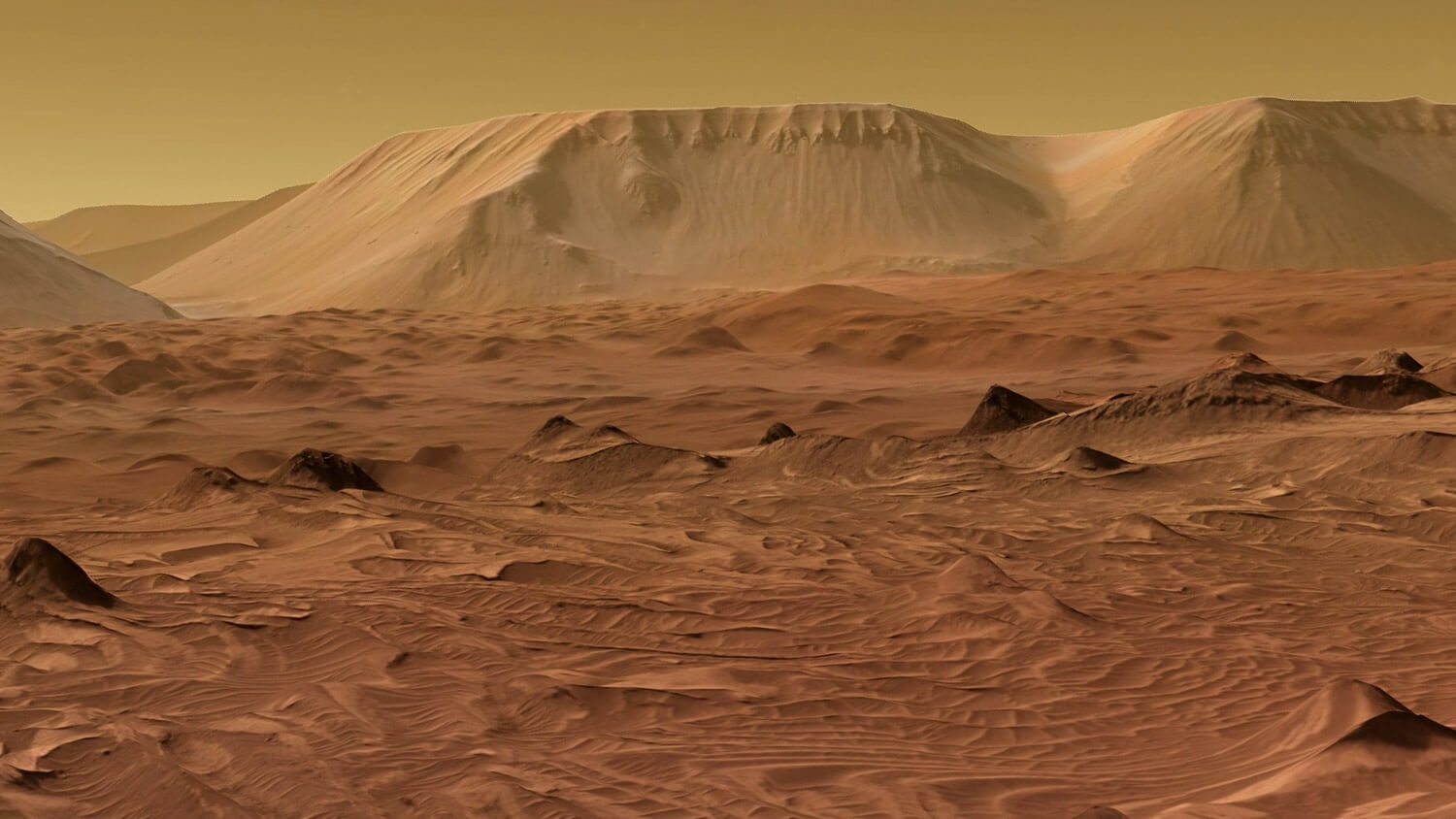 Candor Chasma canyon inside Valles Marineris on Mars